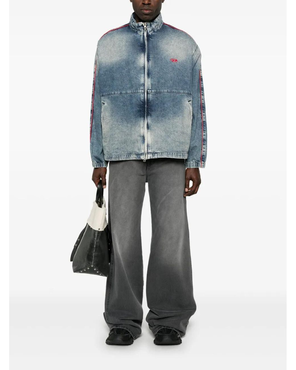 DIESEL Blue Denim Jacket for men