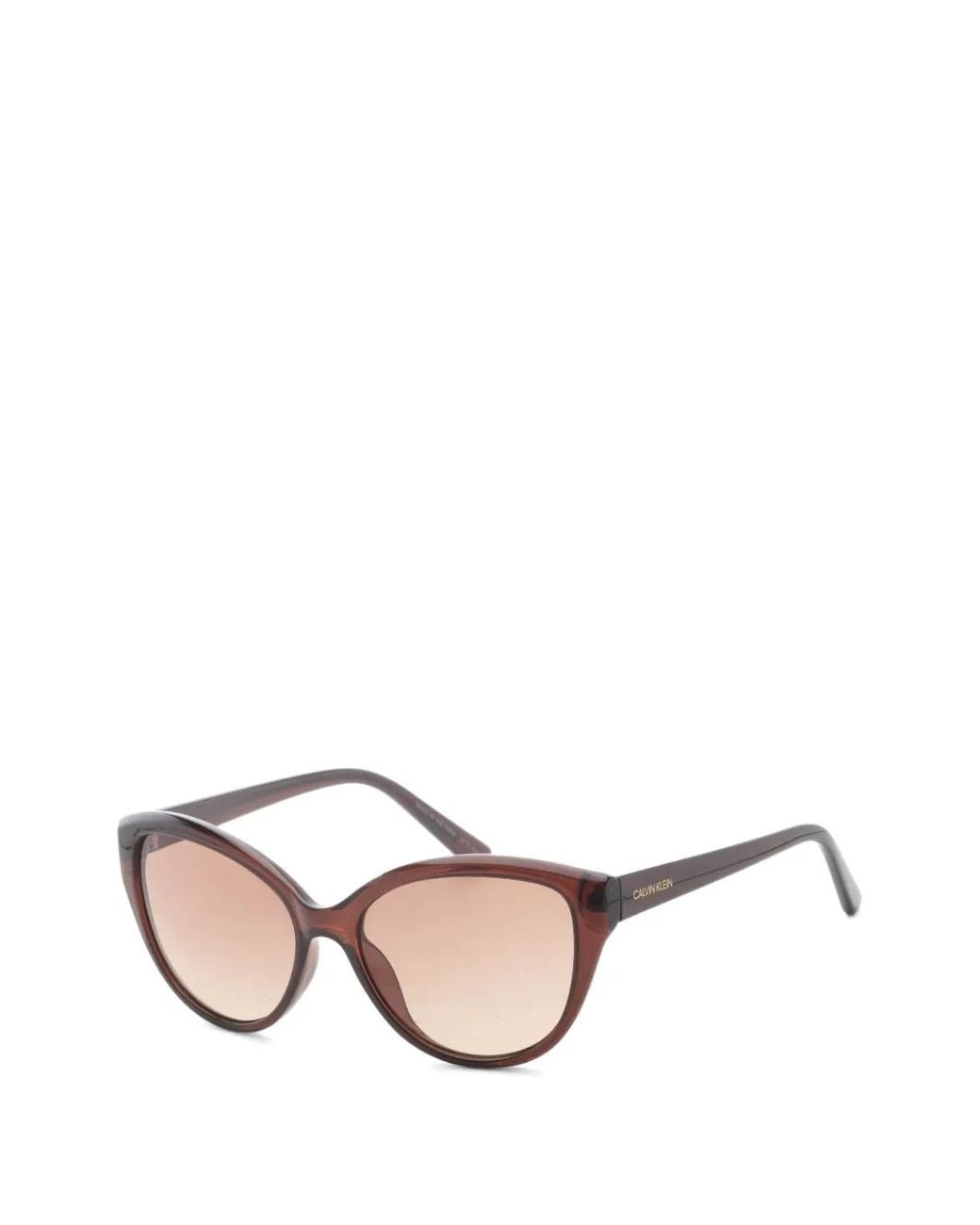 Calvin Klein Pink Lunettes De Soleil À Monture Papillon
