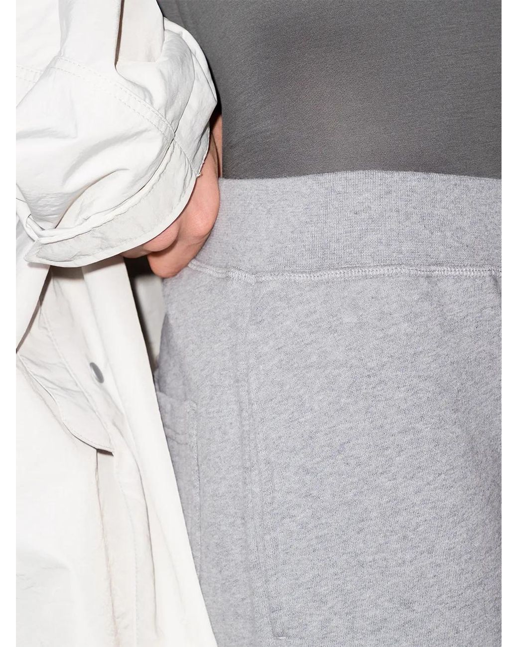 Sunspel Gray Cotton Tapered Track Pants for men