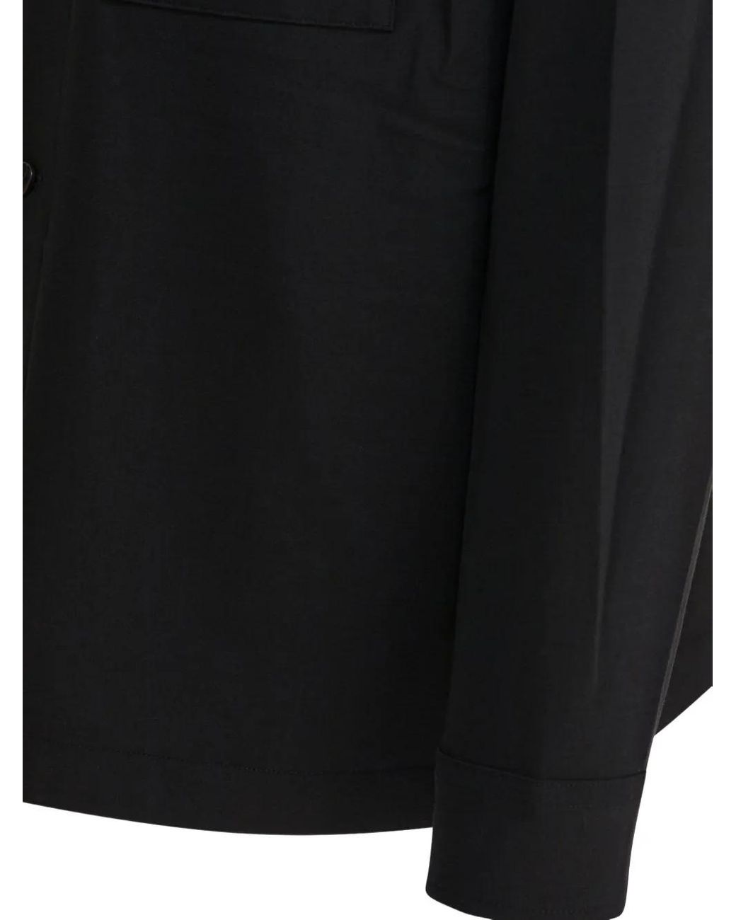 Camisa Con Bolsillo Y Botones Vince de hombre de color Black