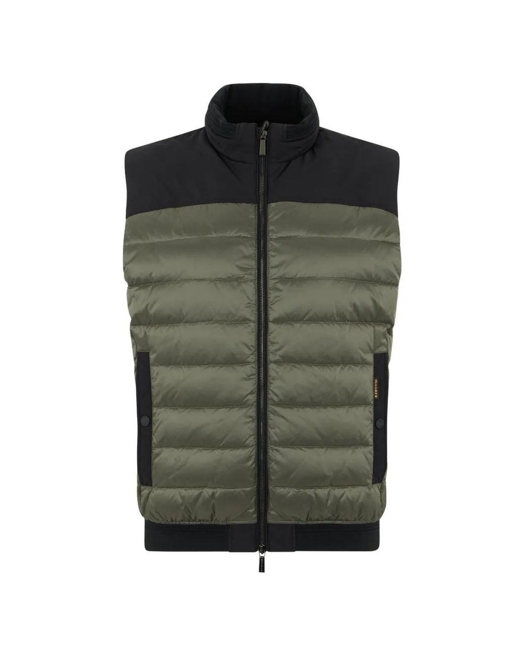 Moorer Green Padded Gilet for men