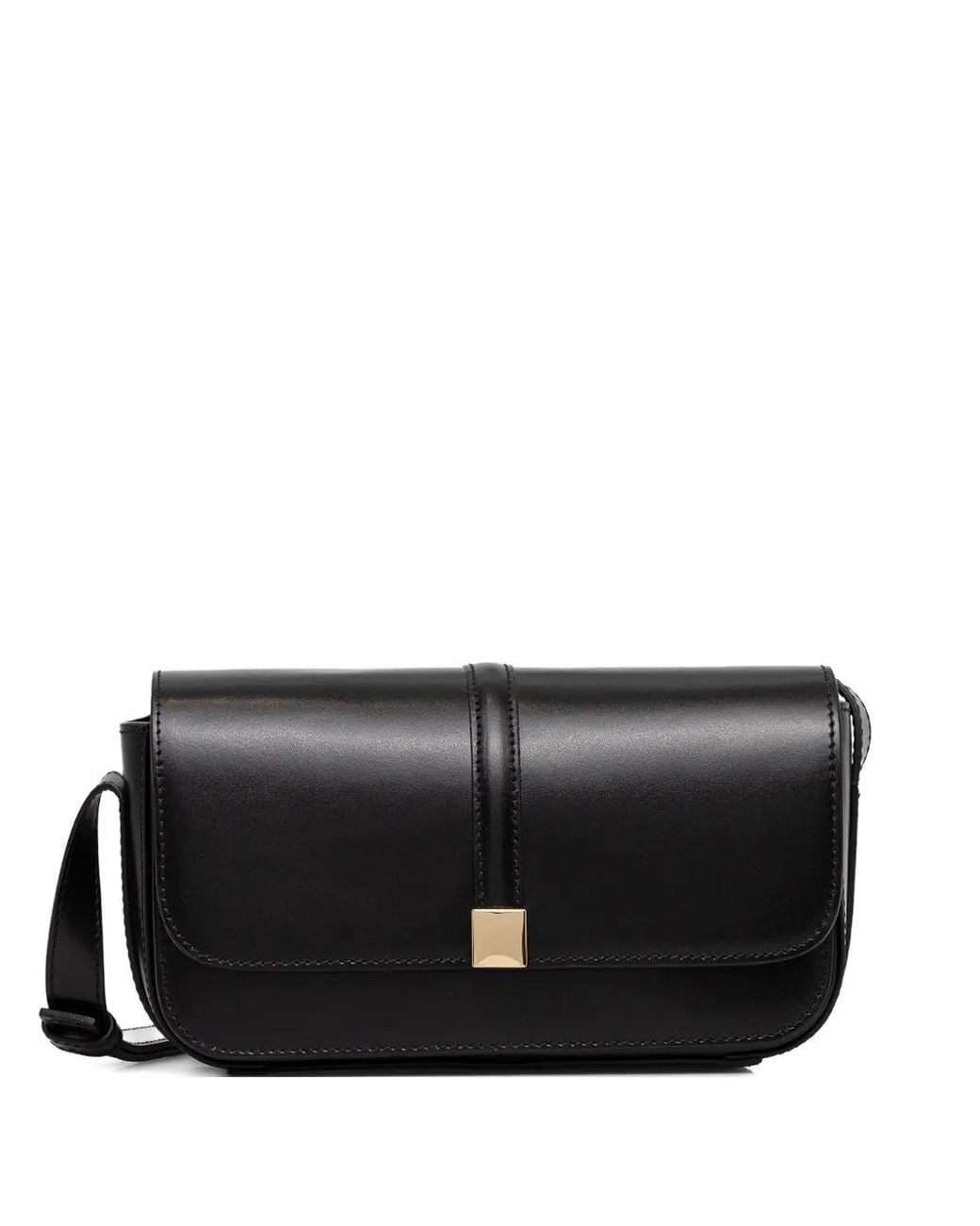 Marc O' Polo Black Rectangular Leather Cross Body Bag