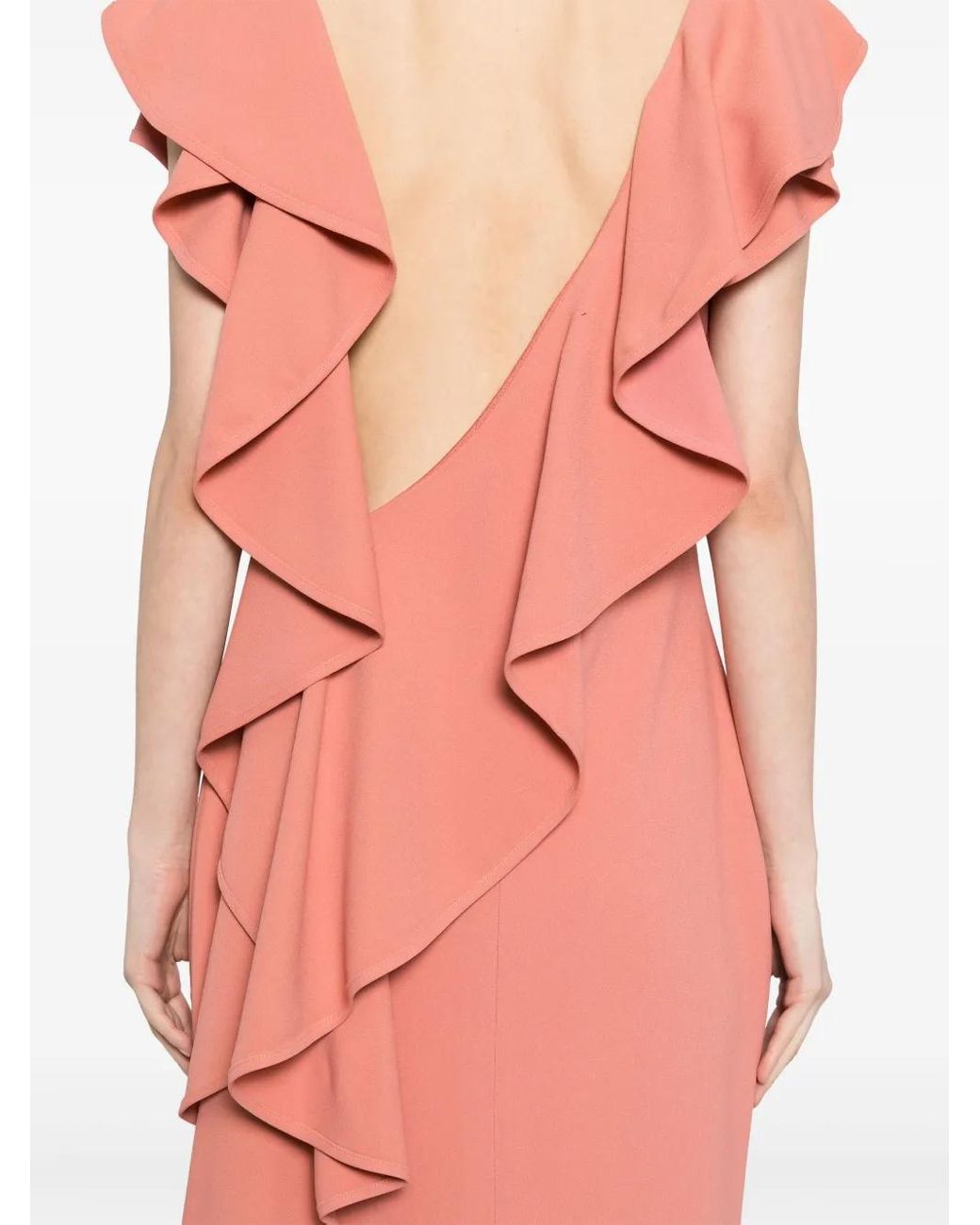 Elie Saab Pink Cady Dress