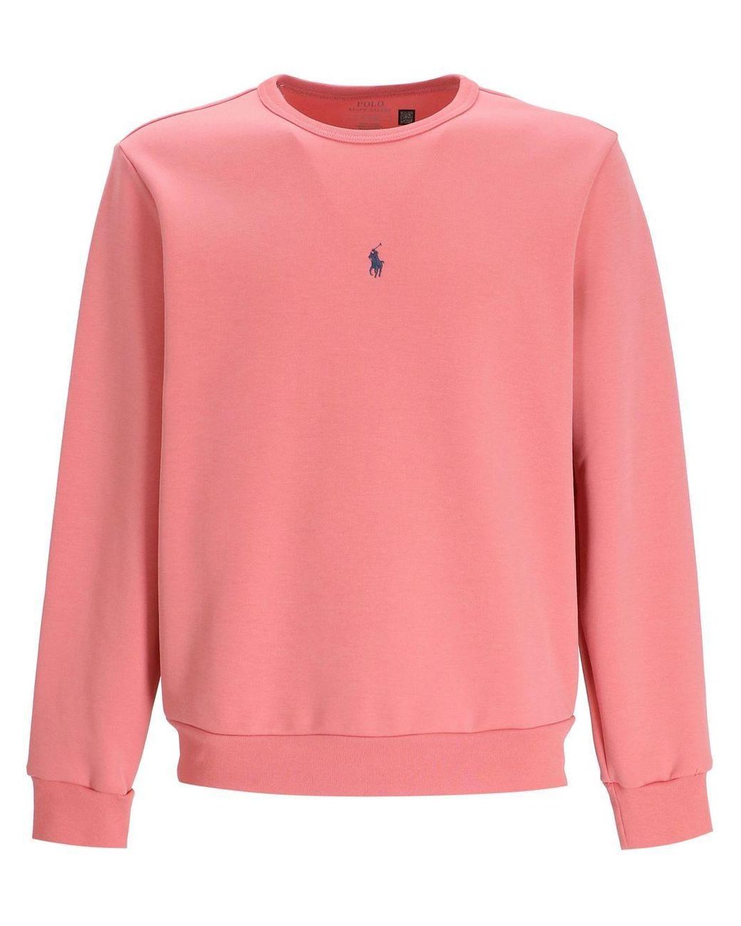Polo Ralph Lauren Cotton Polo Pony Crewneck Sweatshirt in Pink for Men ...