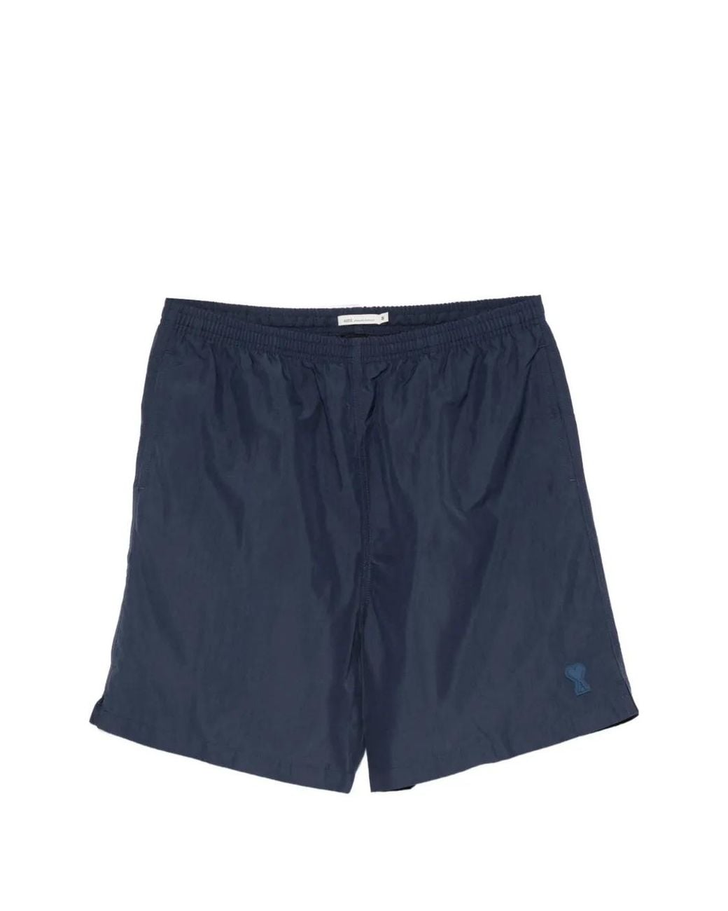 Bañador Liso Con Logo AMI de hombre de color Blue