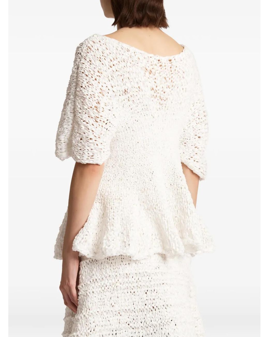 Khaite White Mathilde Top
