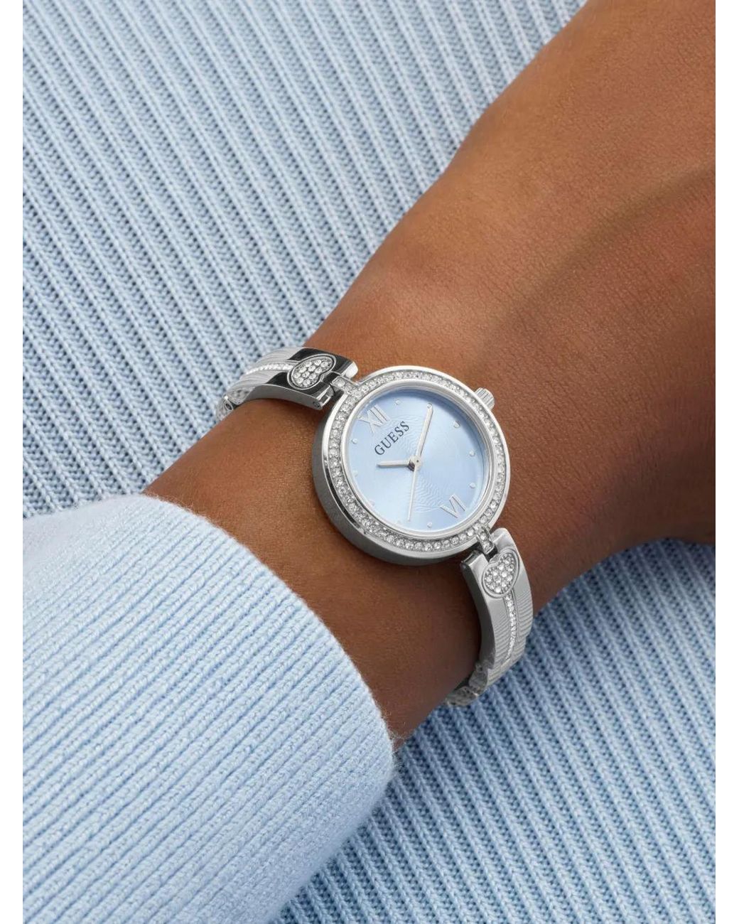Guess Blue Tone Analog Watch