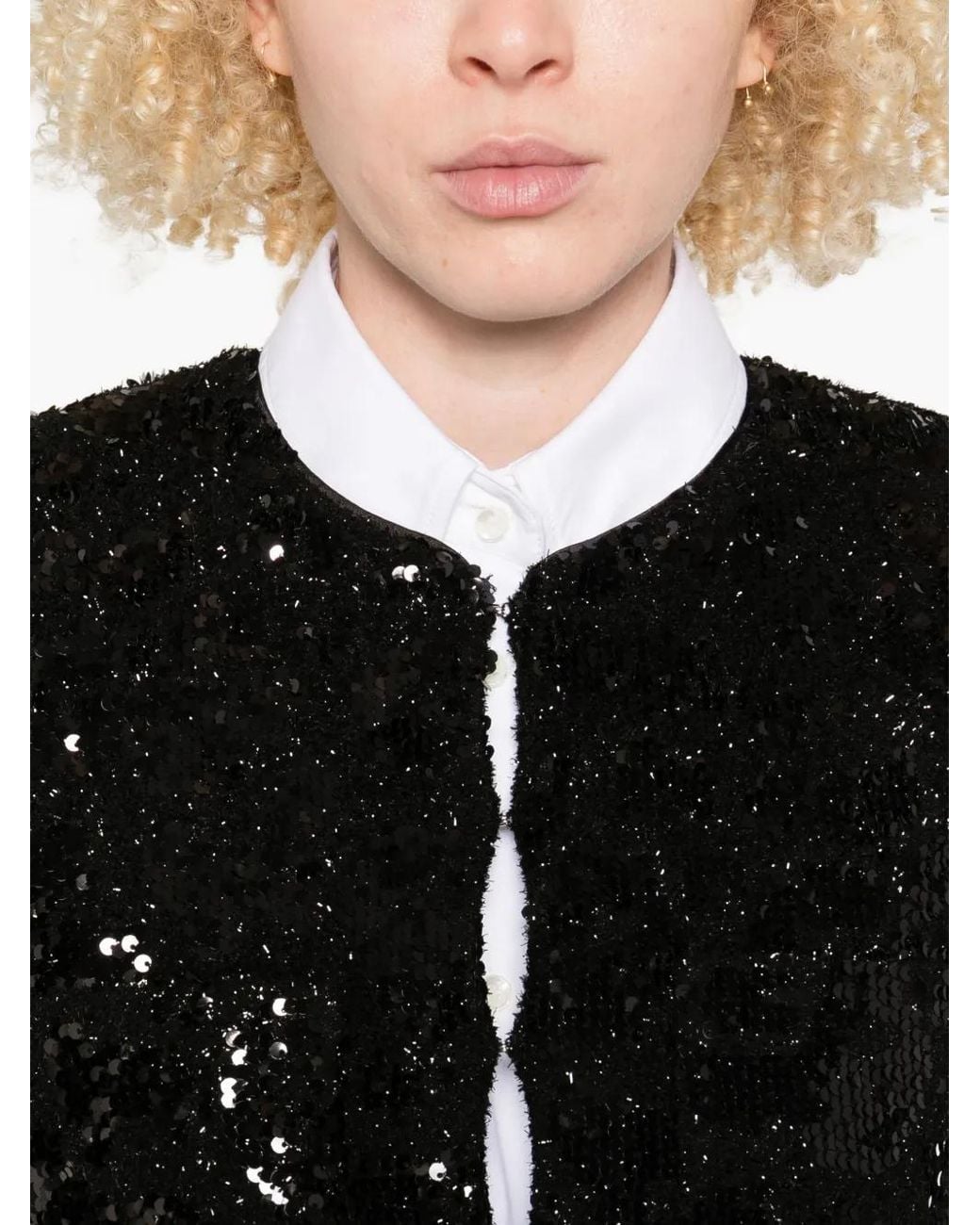 IRO Black Sequin Jacket
