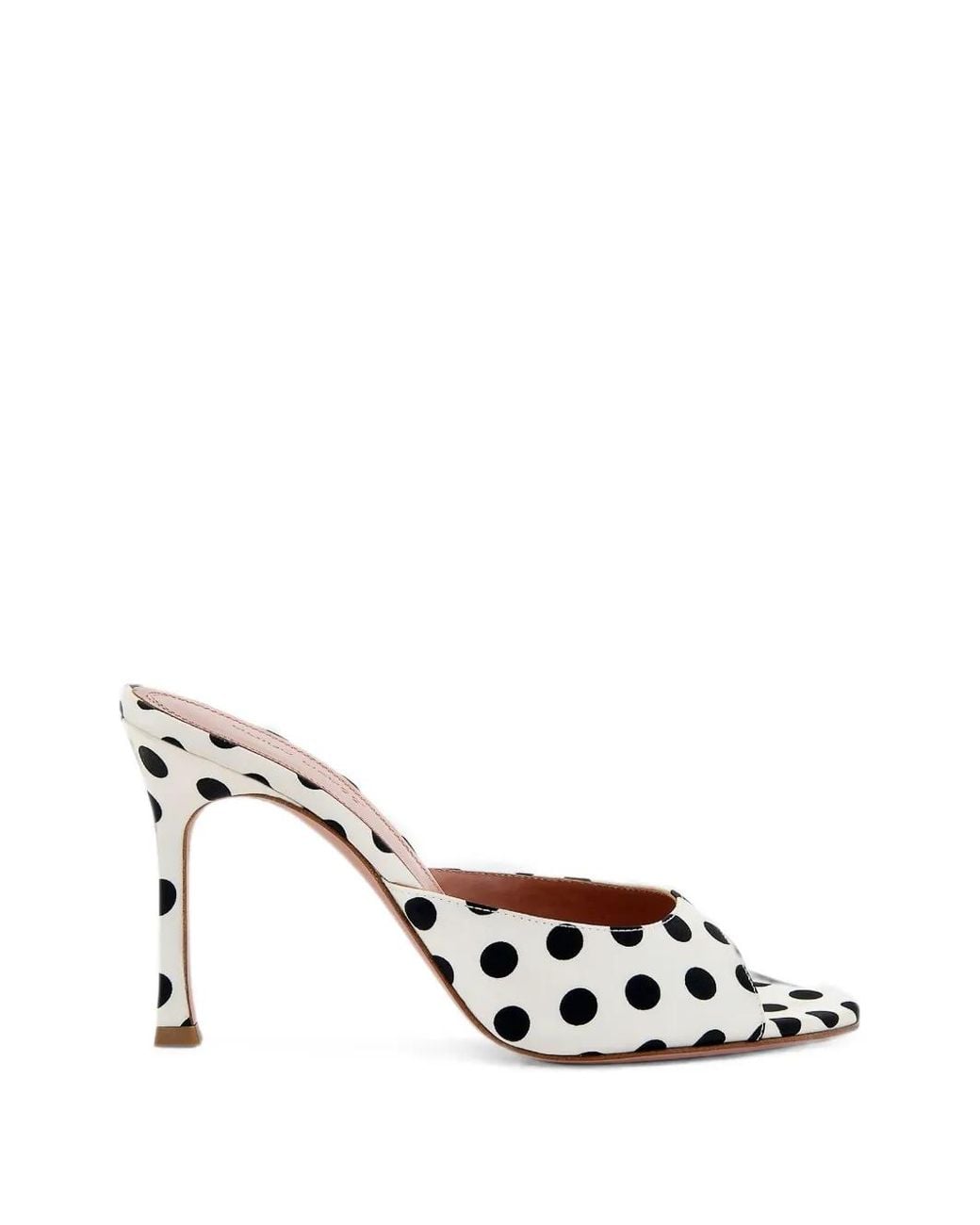 AMINA MUADDI White Alexa Polka-Dot Pumps