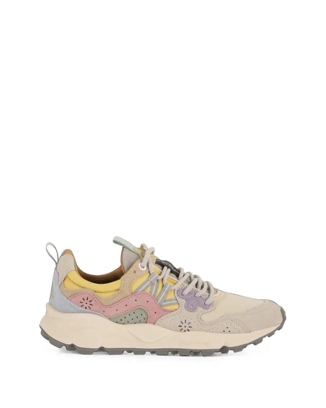 Flower Mountain White Yamano 3 Suede Sneakers