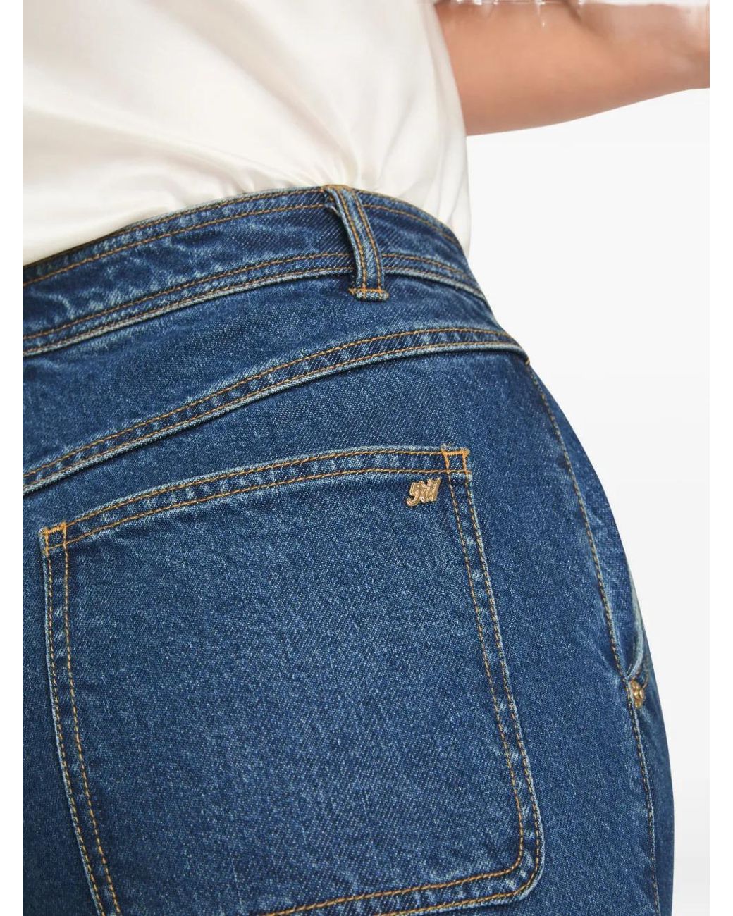 Cinq À Sept Blue Ryker Panelled Jeans