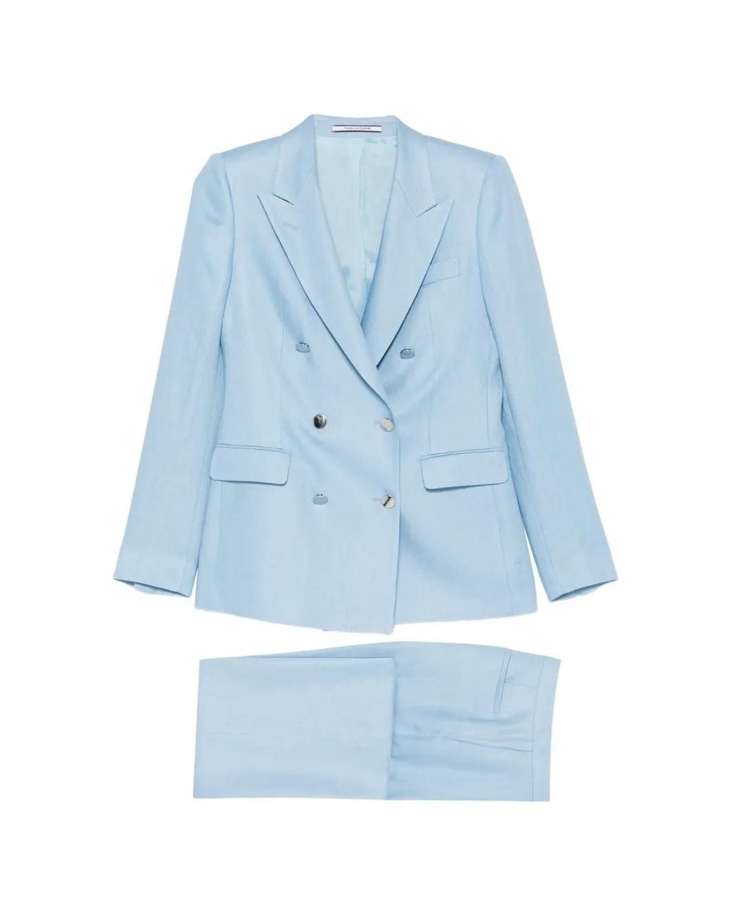 Tagliatore Blue Double-Breasted Blazer