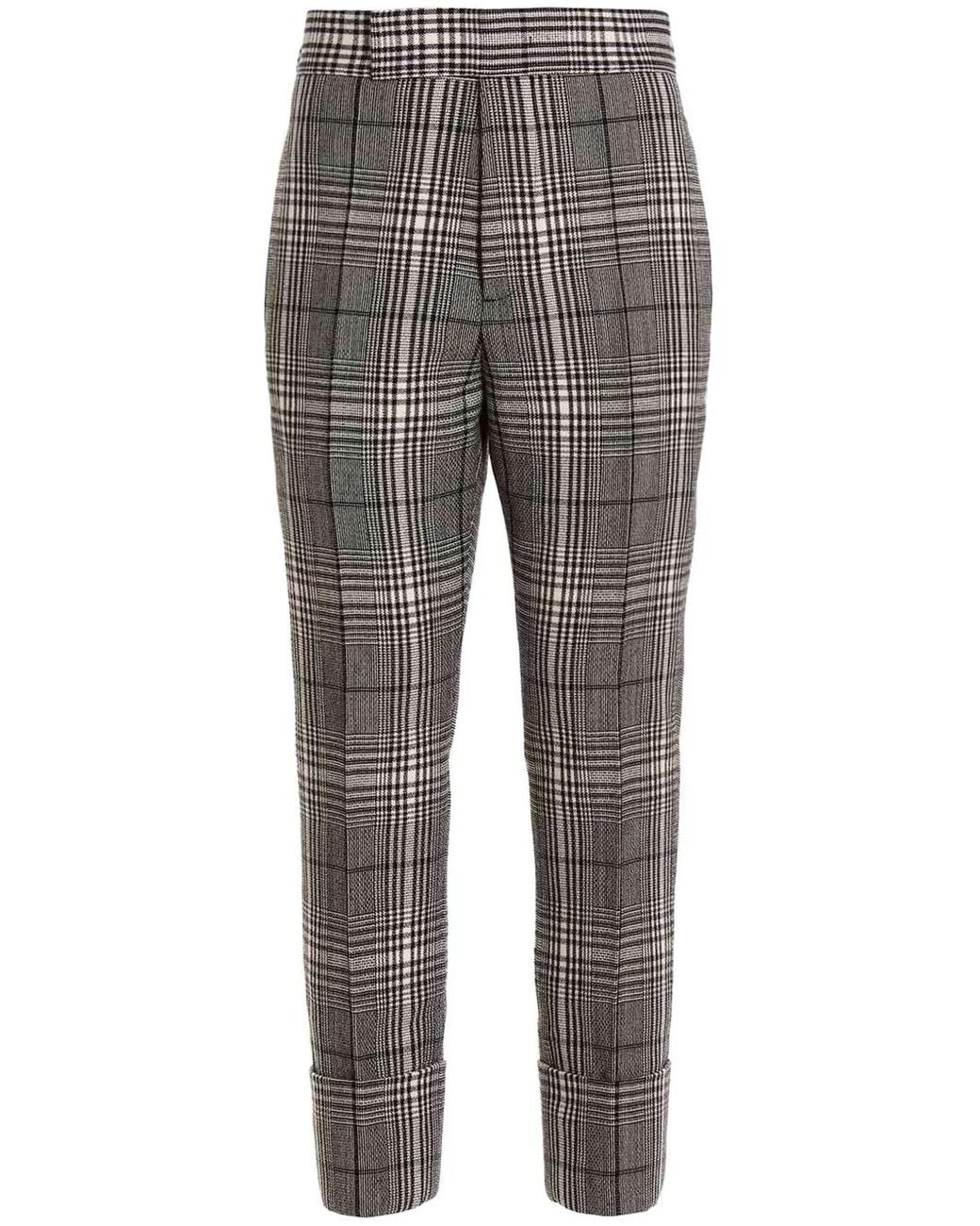 Pantalones A Cuadros SAPIO de color Gray