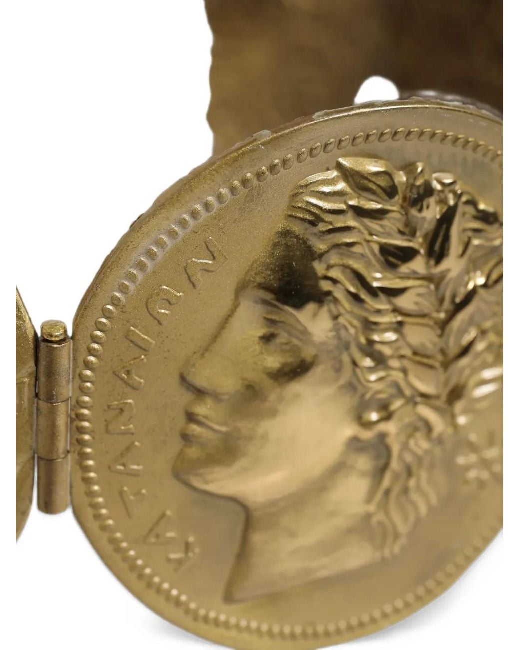 Dolce & Gabbana Metallic Coin-Detail Metal Belt