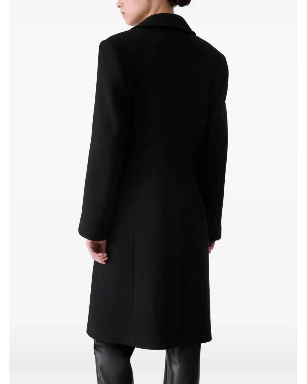 Liu Jo Black Long Wool Coat