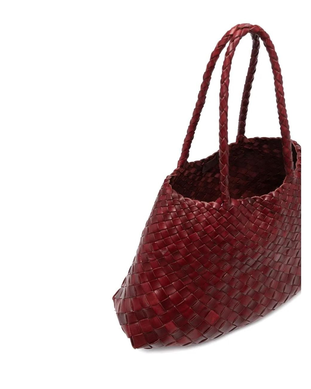 Dragon Diffusion Red Große Santa Croce Geflochtene Schultertasche