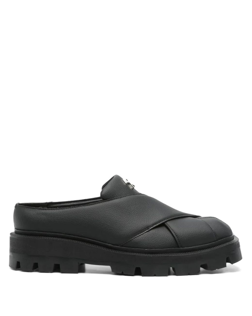 GmbH Black Basim Crossover Loafers for men