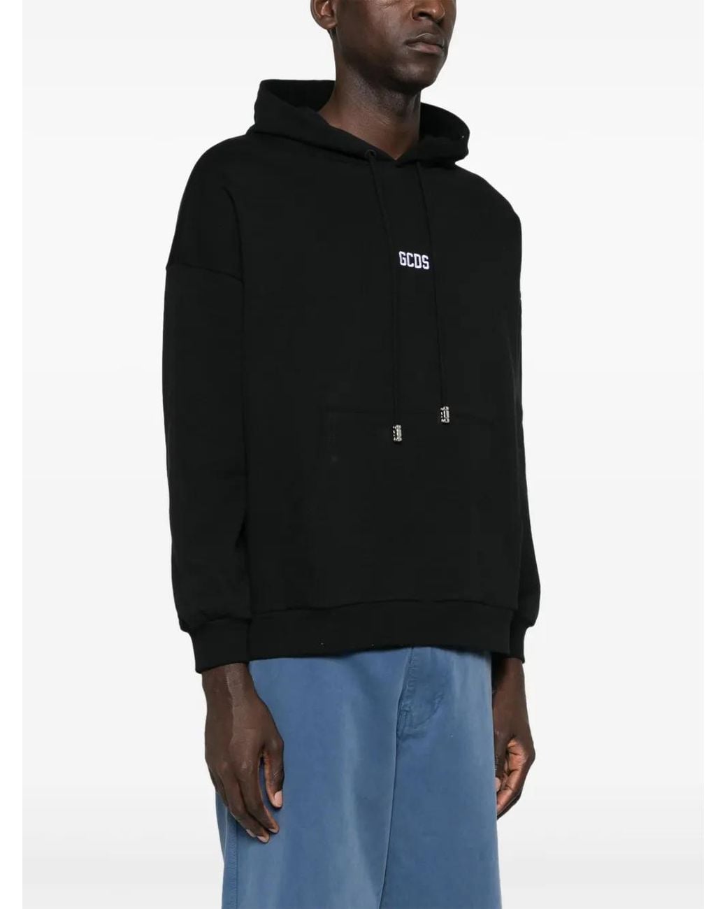 Gcds Black Killer Dice Cotton Hoodie