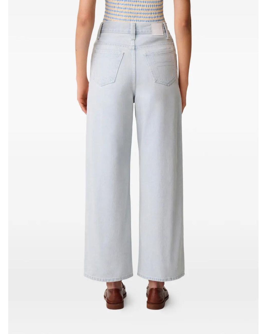 Claudie Pierlot White Washed Denim Jeans