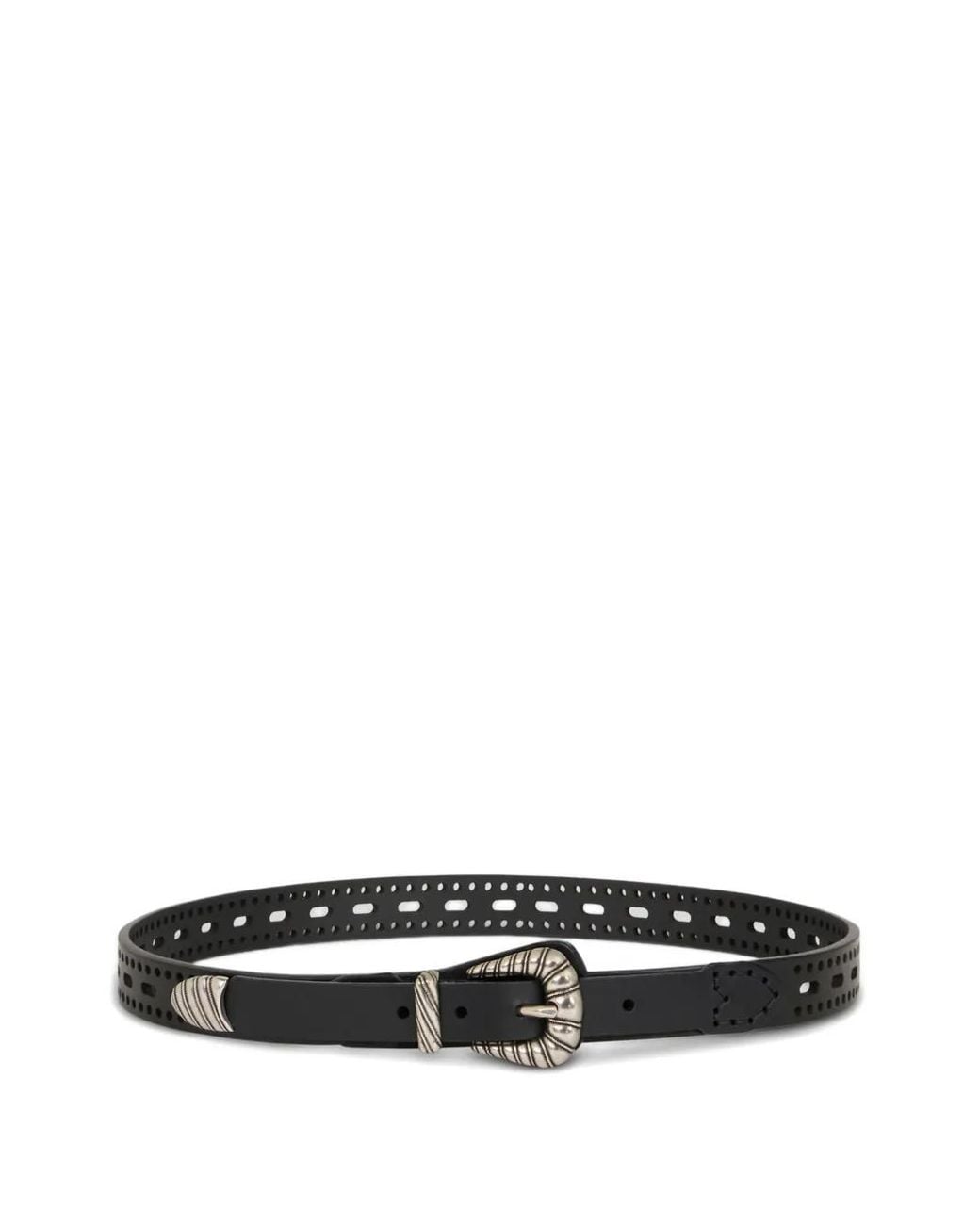 Etro White Gürtel Mit Lochmuster