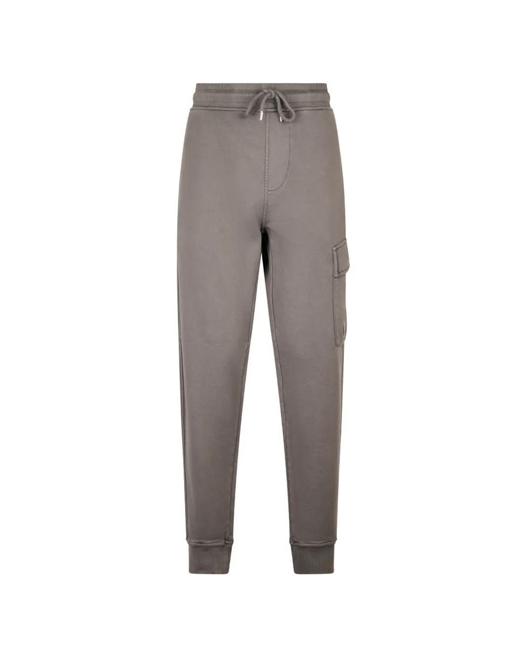 C P Company Gray Cargo Track Pants for men