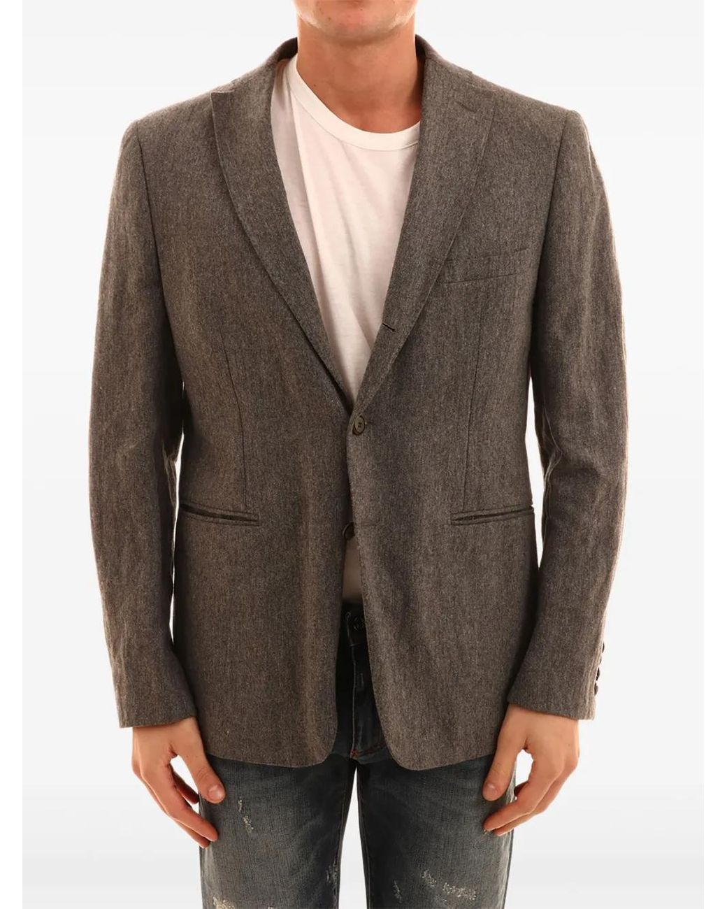 Blazer Monopetto di Tonello in Gray da Uomo