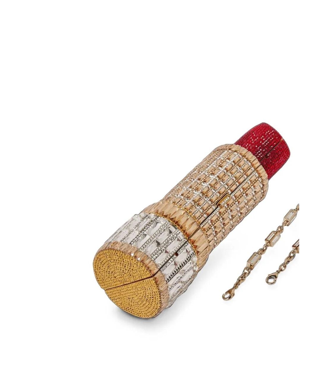 Judith Leiber Multicolor Lipstick Seductress Clutch