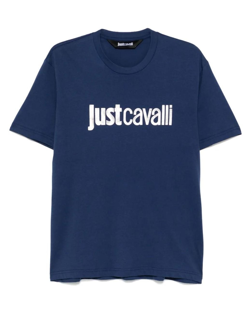 Just Cavalli Blue T-Shirts And Polos for men