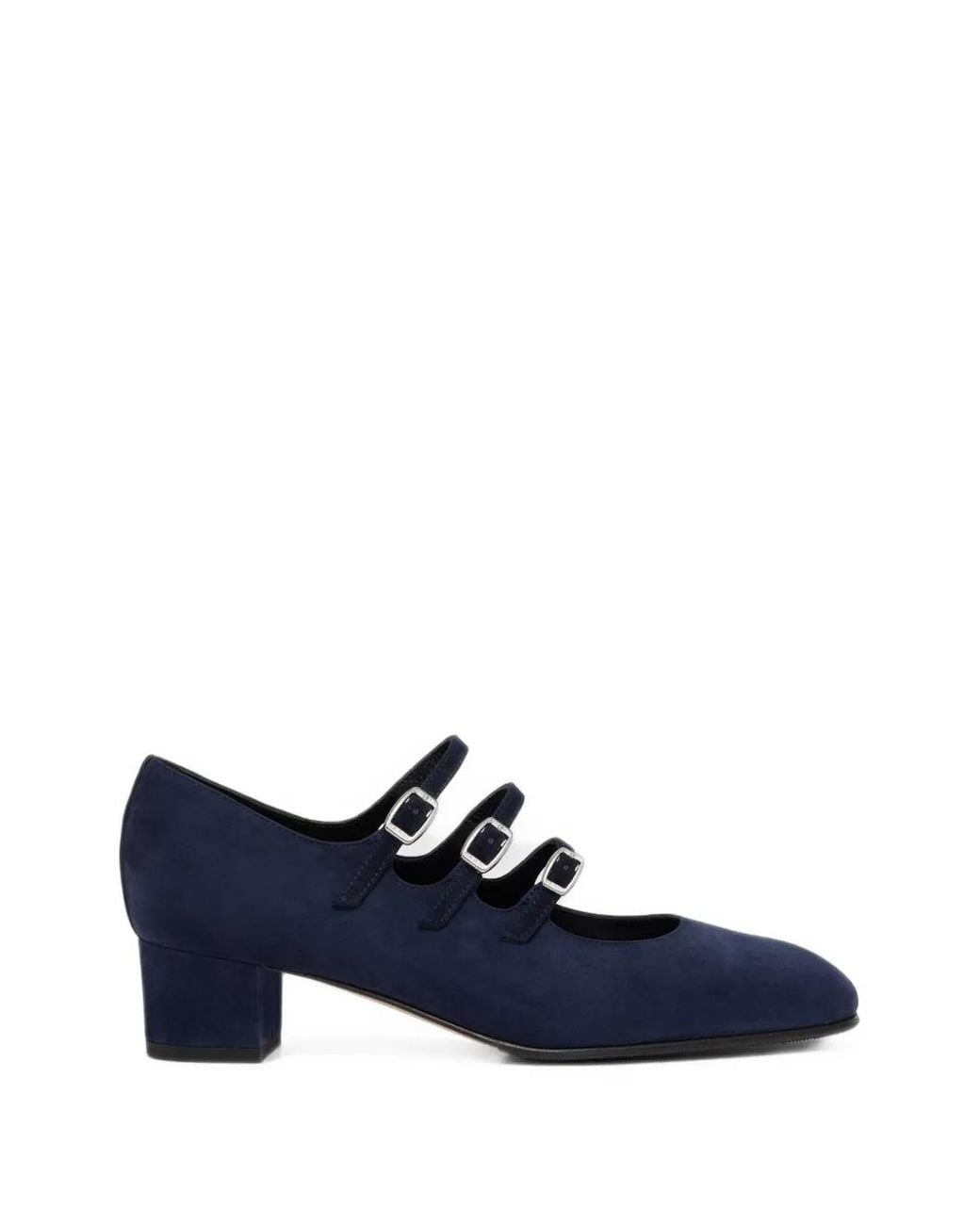 CAREL PARIS Blue Escarpins Kina À Triple Bride