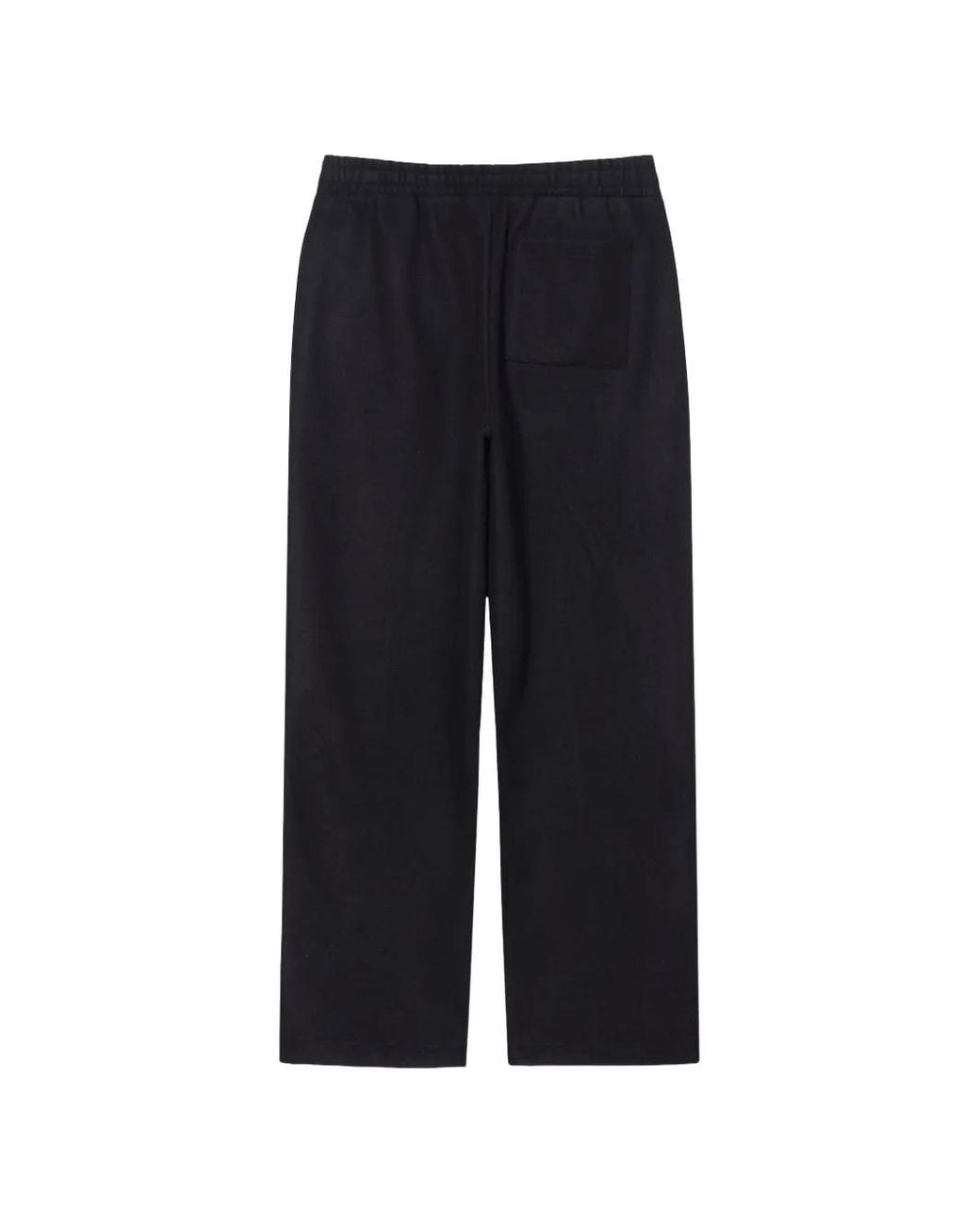 DUNST Black Elasticated Drawstring Track Pants