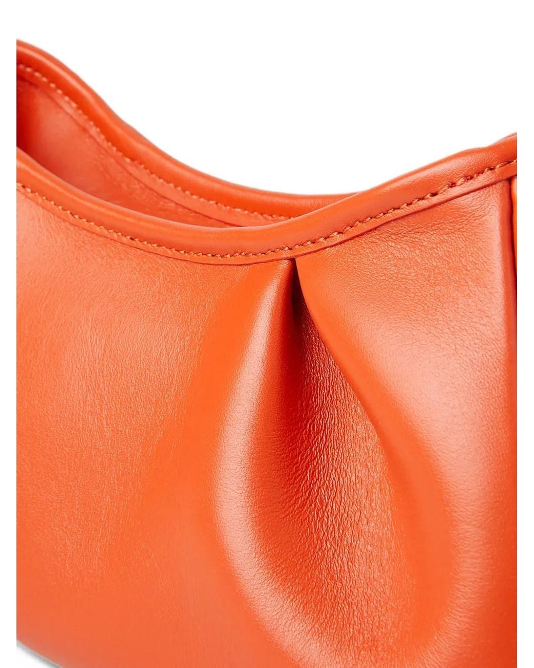 Elleme Red Dimple Leather Shoulder Bag