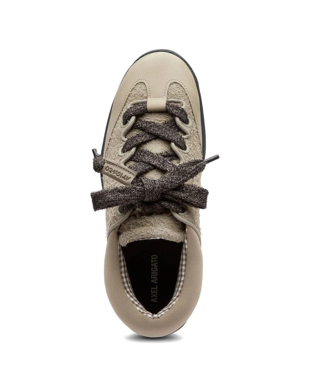 Axel Arigato Brown Grain Lace-Up Sneakers for men