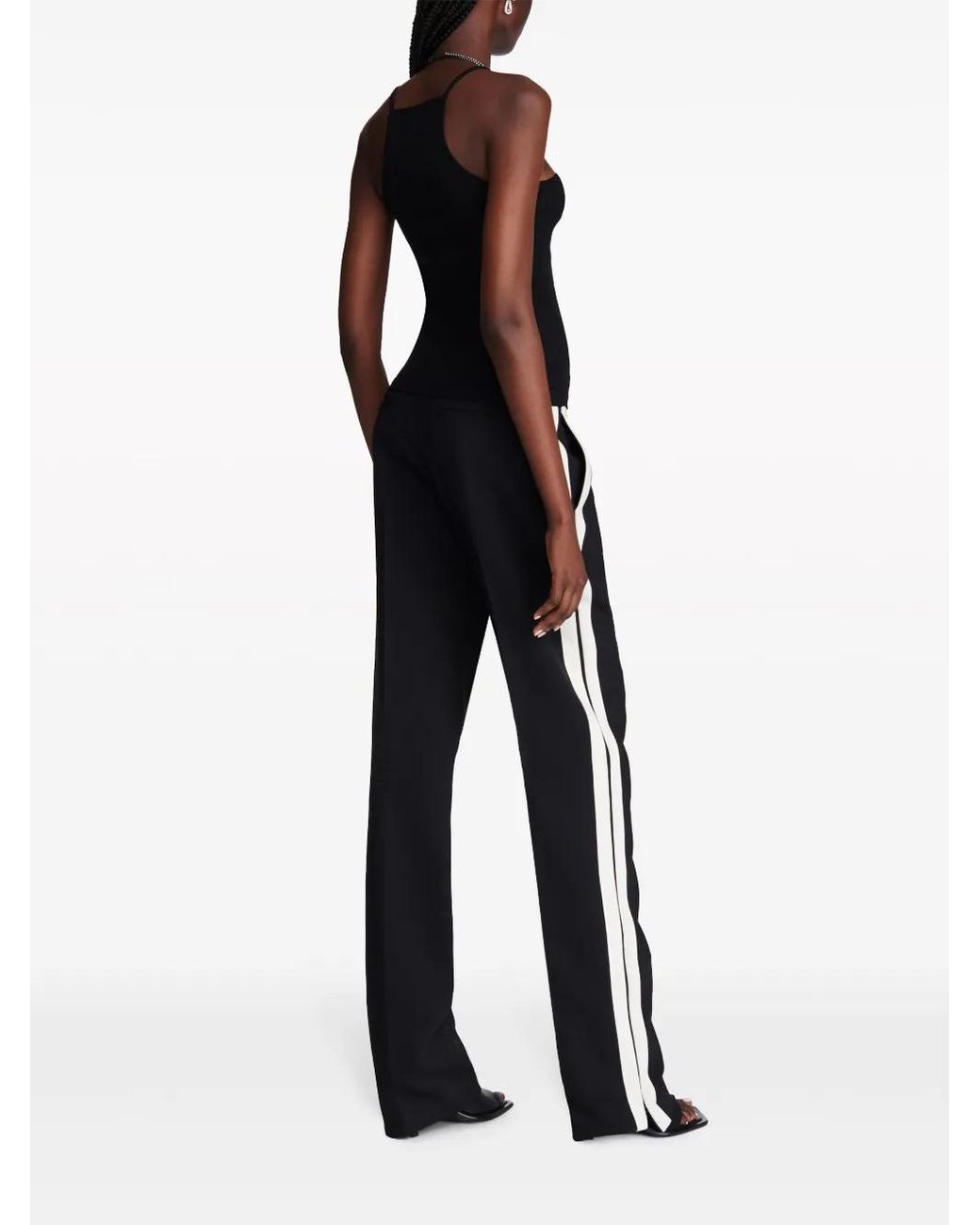 Dion Lee Black Barball Organic-Cotton Tank Top