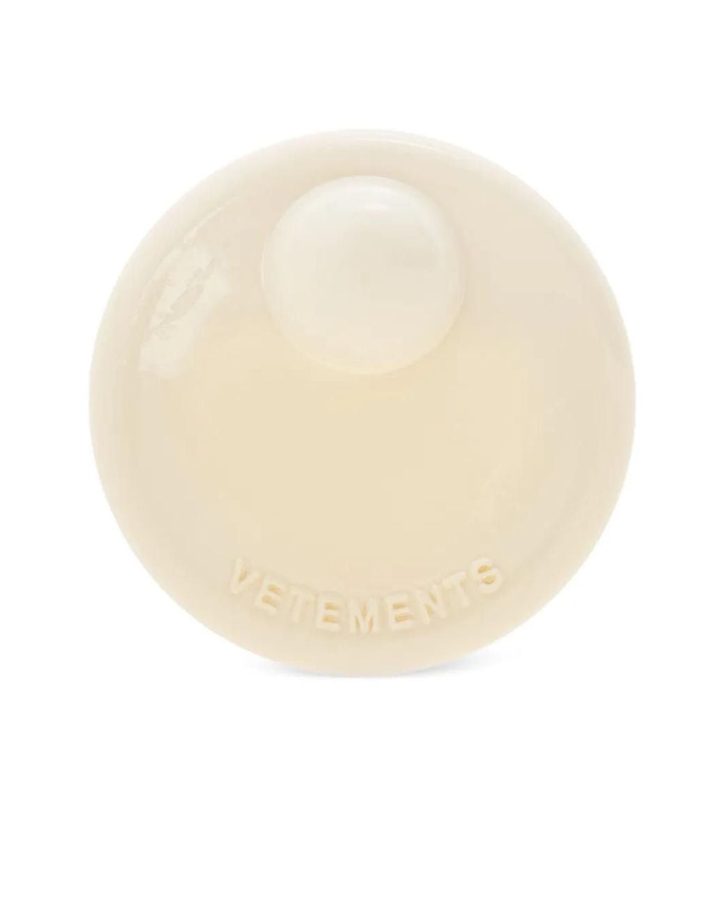 Vetements White Brosche Mit Logo-Prägung