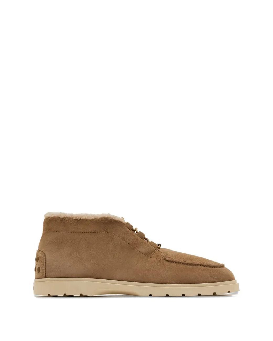 Tod's Brown Suede Boots for men