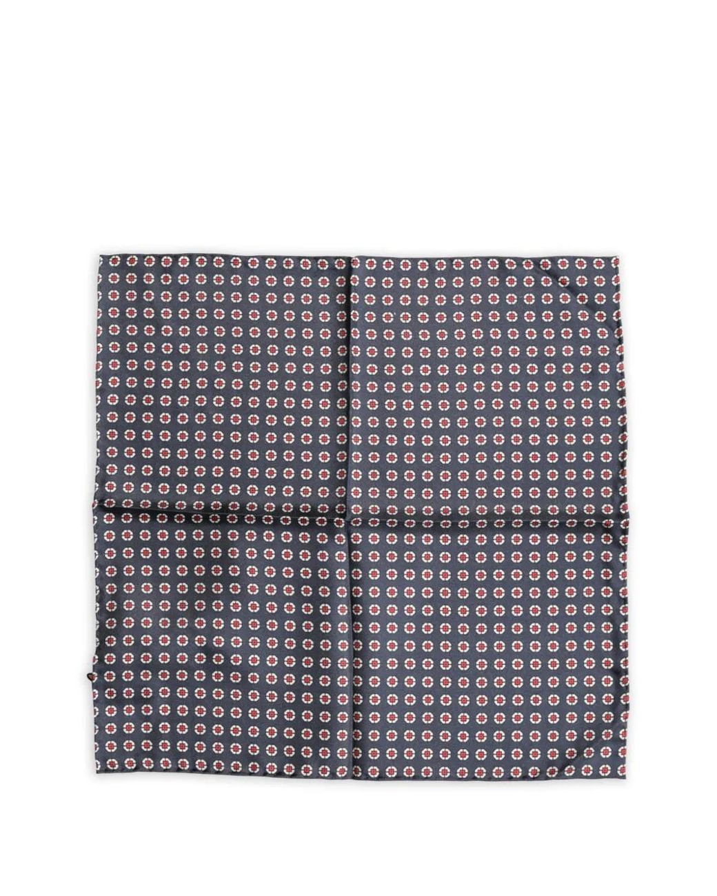 Dolce & Gabbana Gray Patterned Silk Pocket Square for men