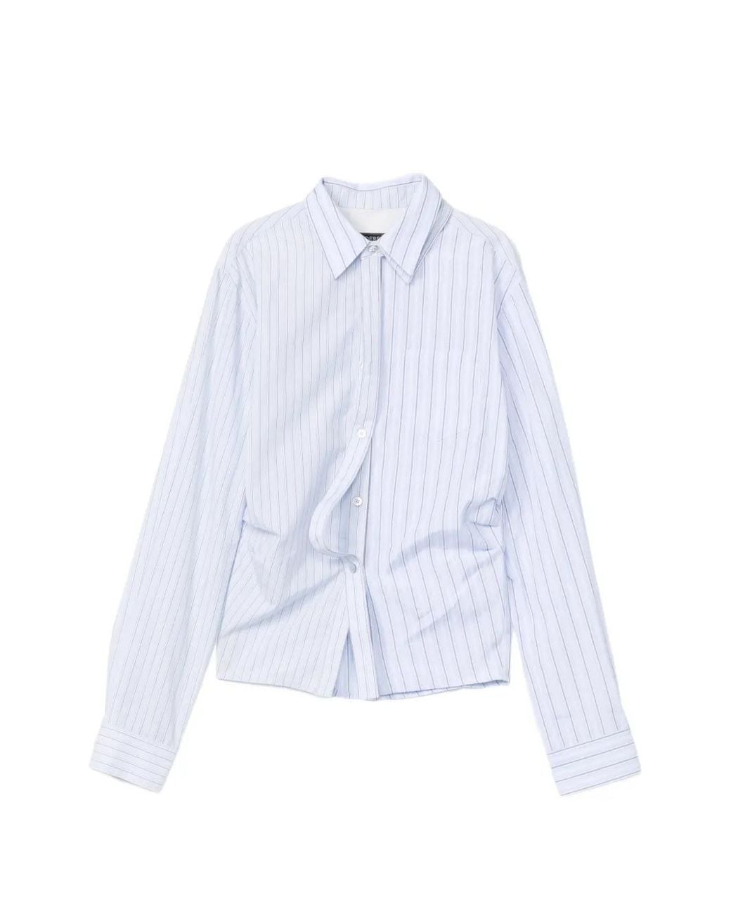 ANDERSSON BELL White Split-Stripe Contour Shirt