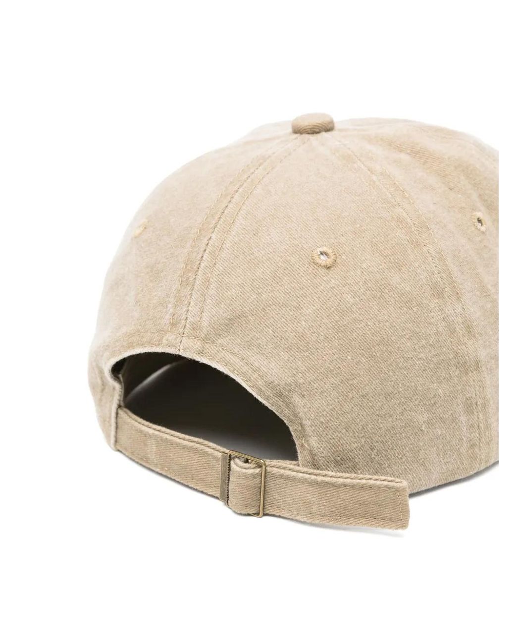 Elena Velez Natural Logo-Patch Cap