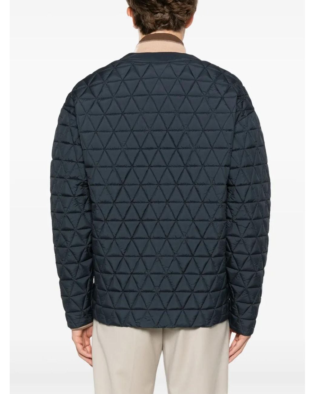 K-Way Blue Quilted Jacket for men