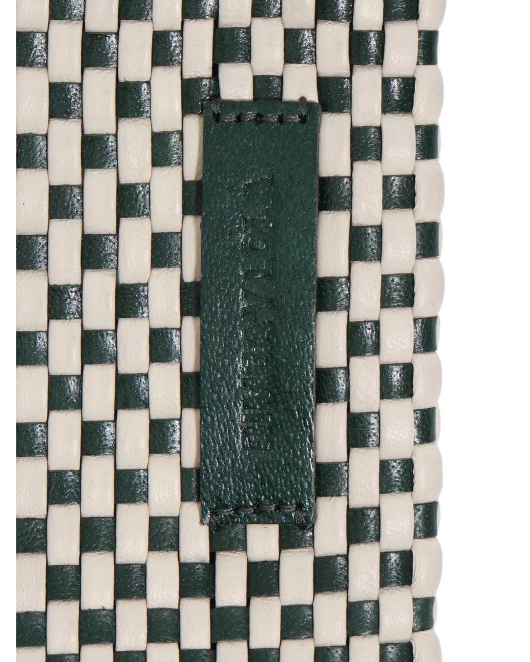 Bimba Y Lola Black Woven Lanyard Wallet