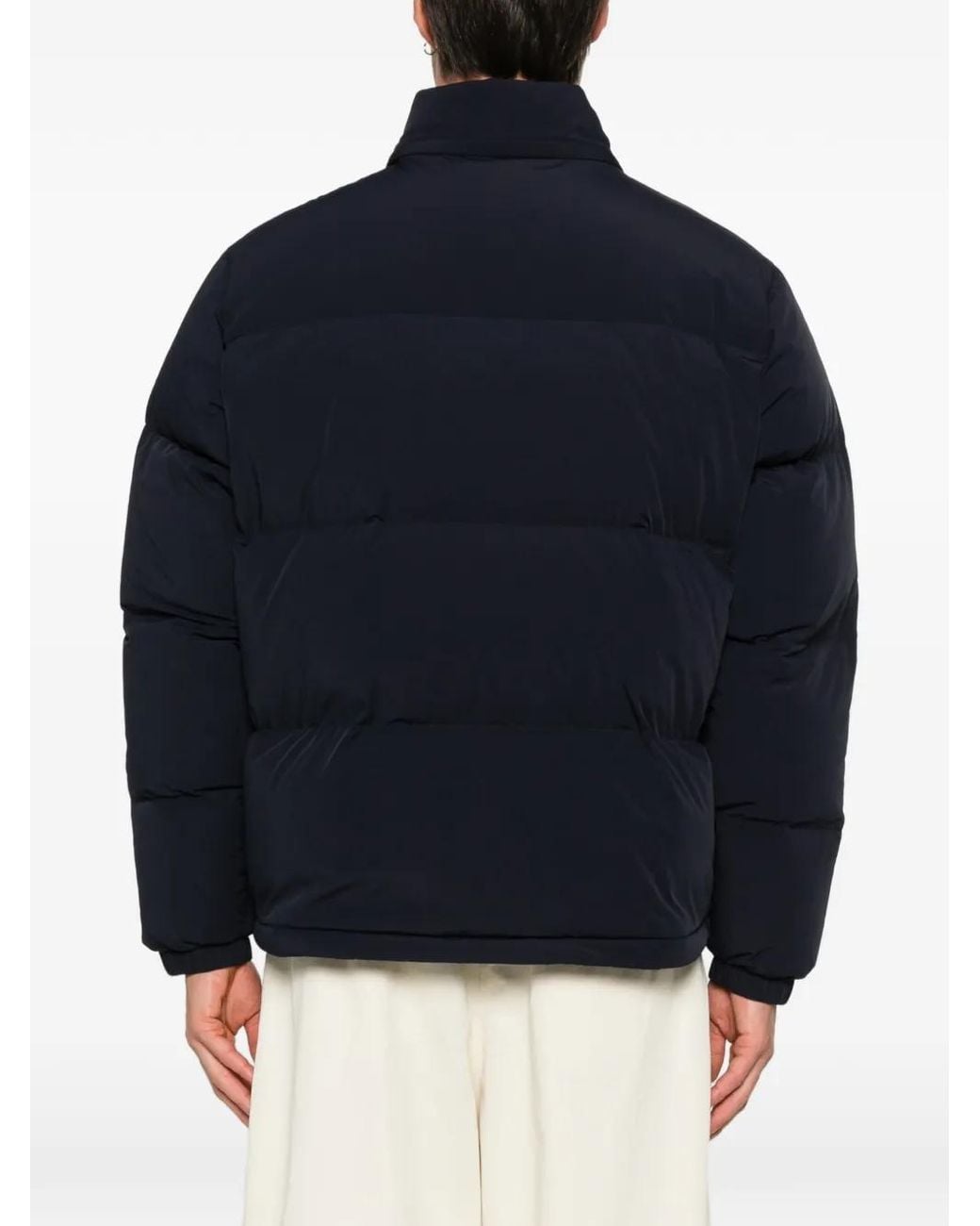 Lacoste Wattierte Jacke Mit Reißverschluss in Blue für Herren