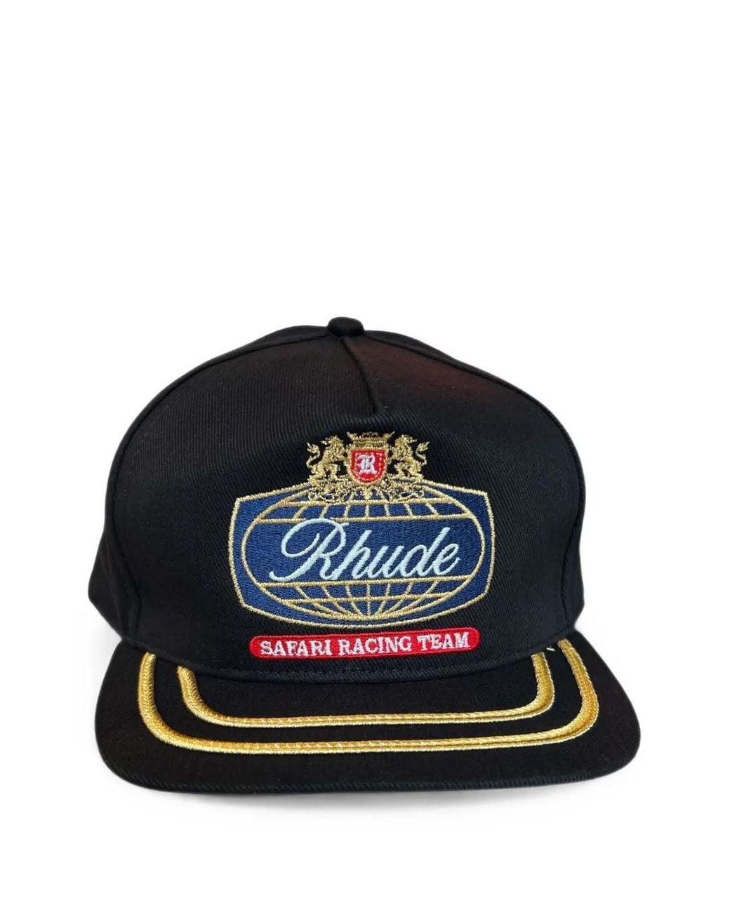 Rhude Blue Safari Crest Baseball Cap for men