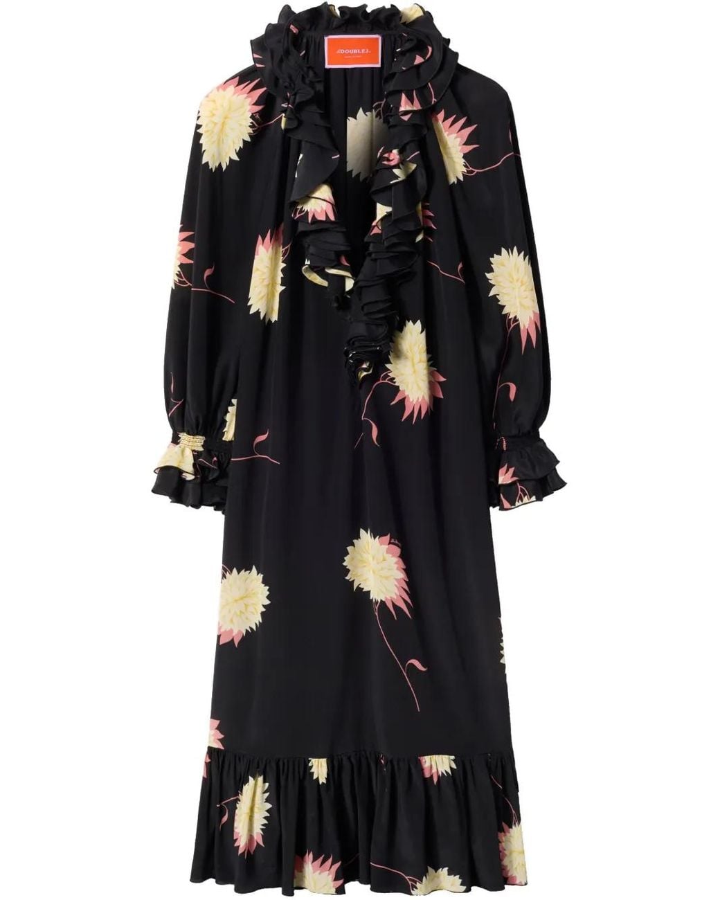 LaDoubleJ Black Hey Jude Midi Dress