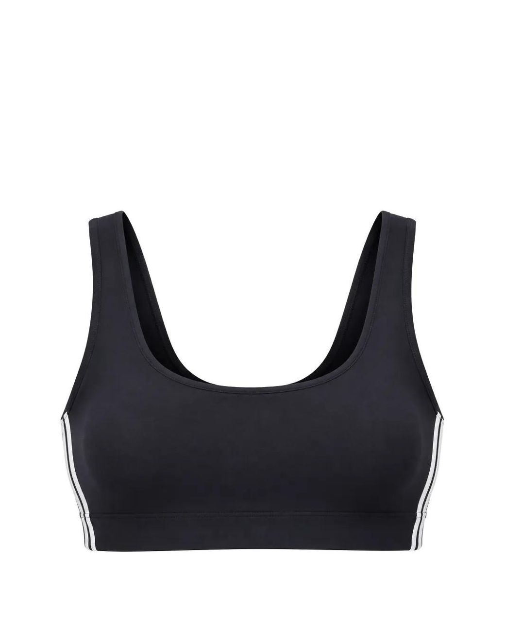 The Upside Black Oxford Harley Scoop Sports Bra