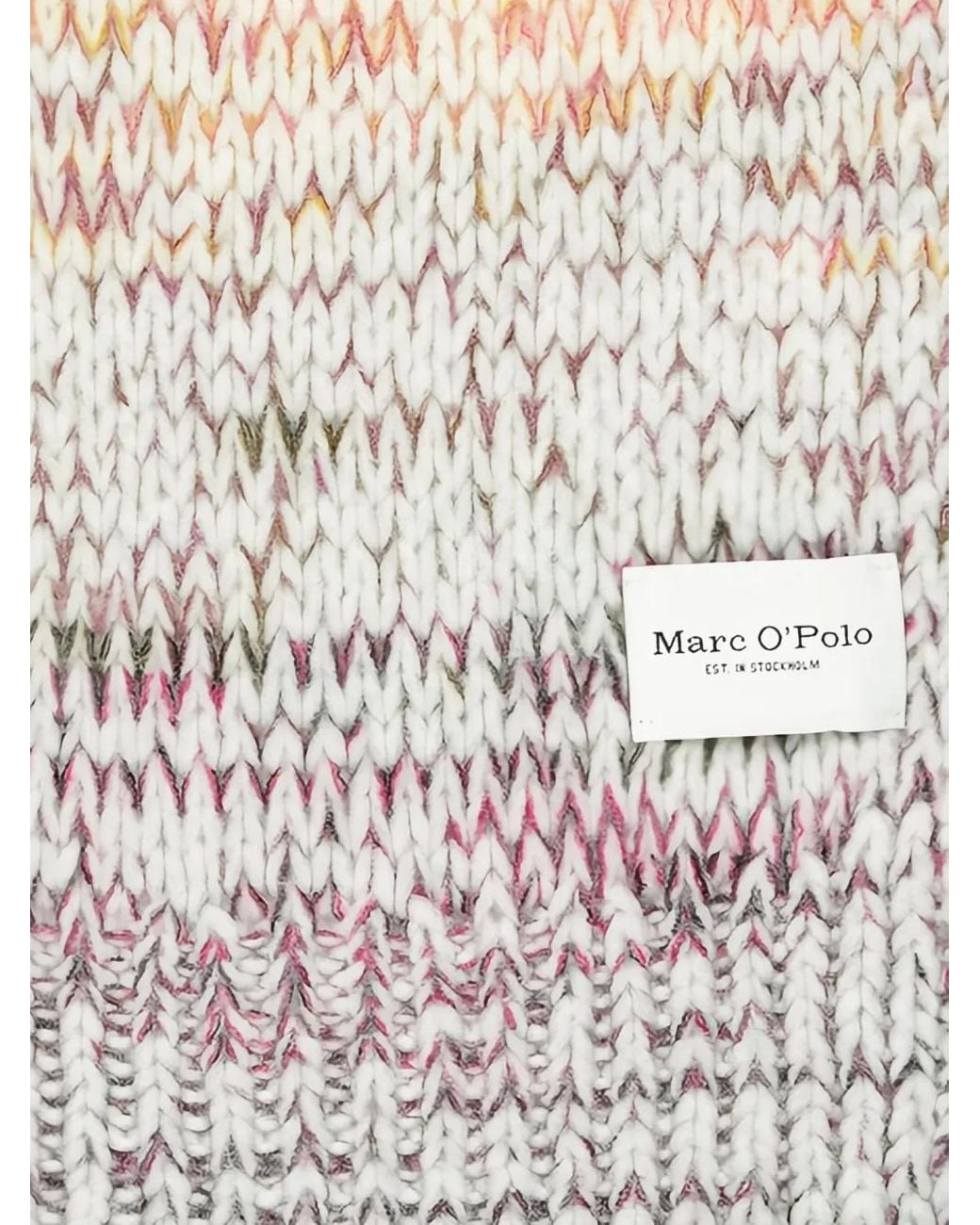 Marc O' Polo White Knitted Scarf