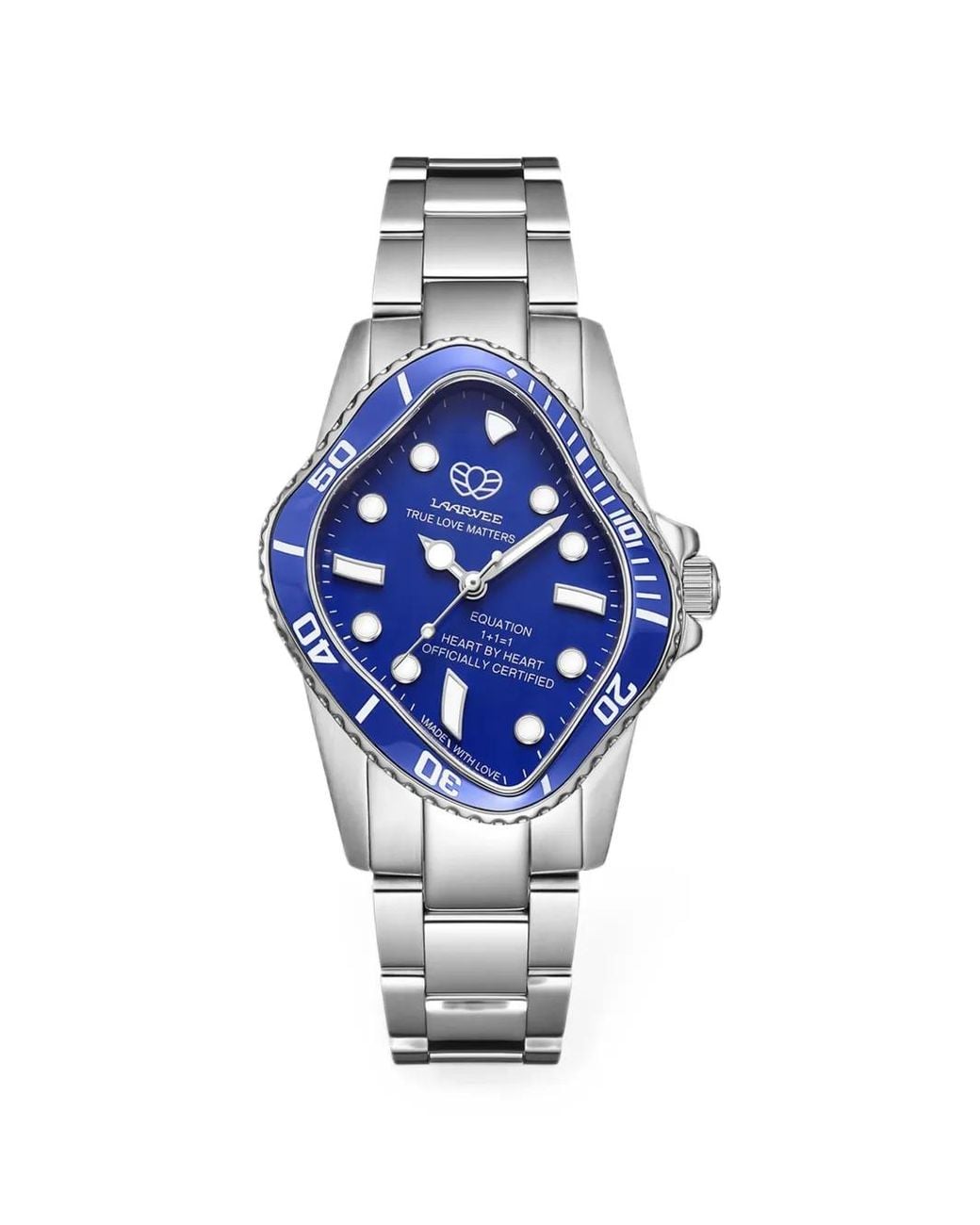 LAARVEE Blue Crash 37Mm Watch
