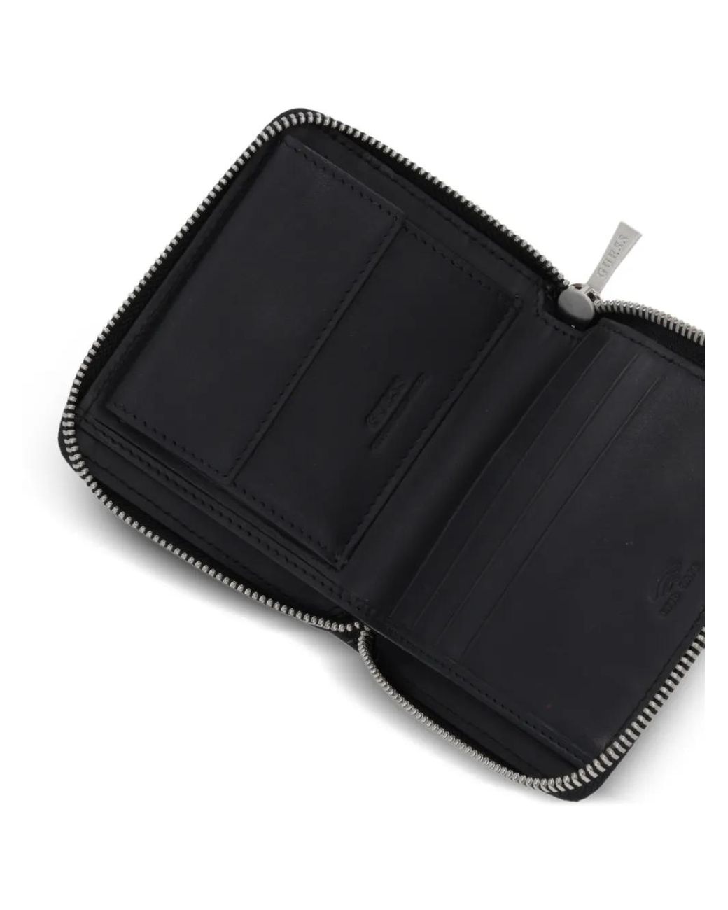 Guess Black Monogram Wallet for men