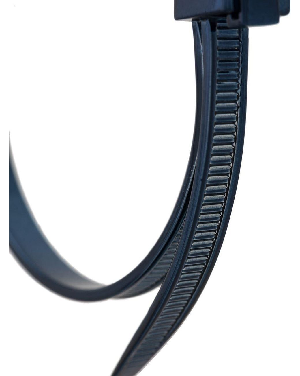 zip tie bracelet blue