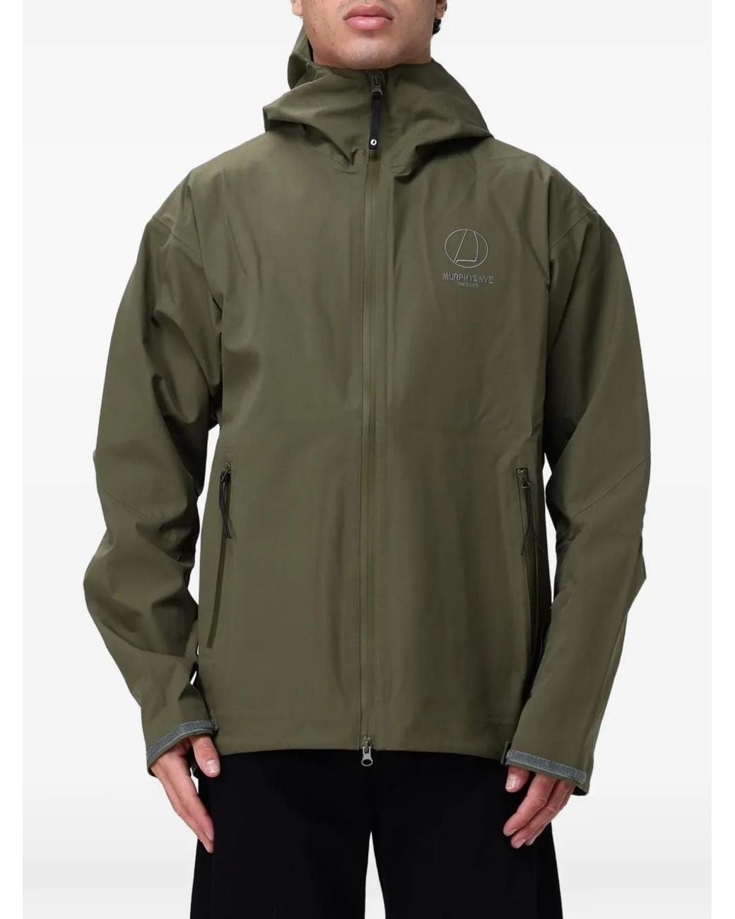 Murphy & Nye Green Parka Ranger/1 À Logo Imprimé