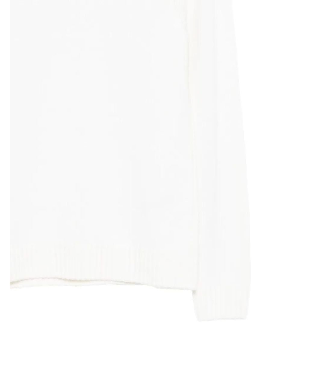 Dondup White Turtleneck Wool Sweater for men